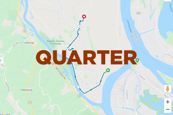 Quarter Marathon Map